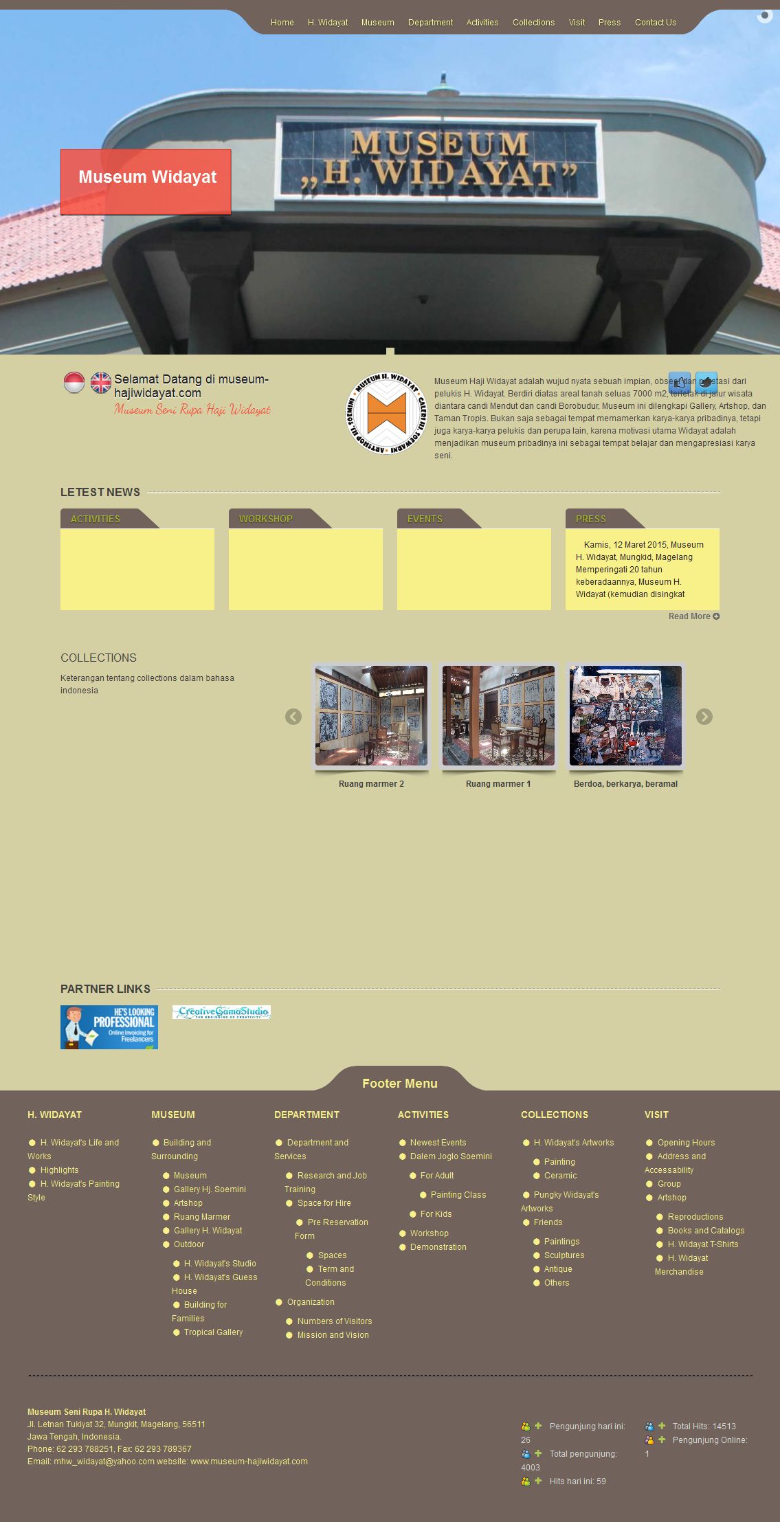Website Museuum Haji Widayat
