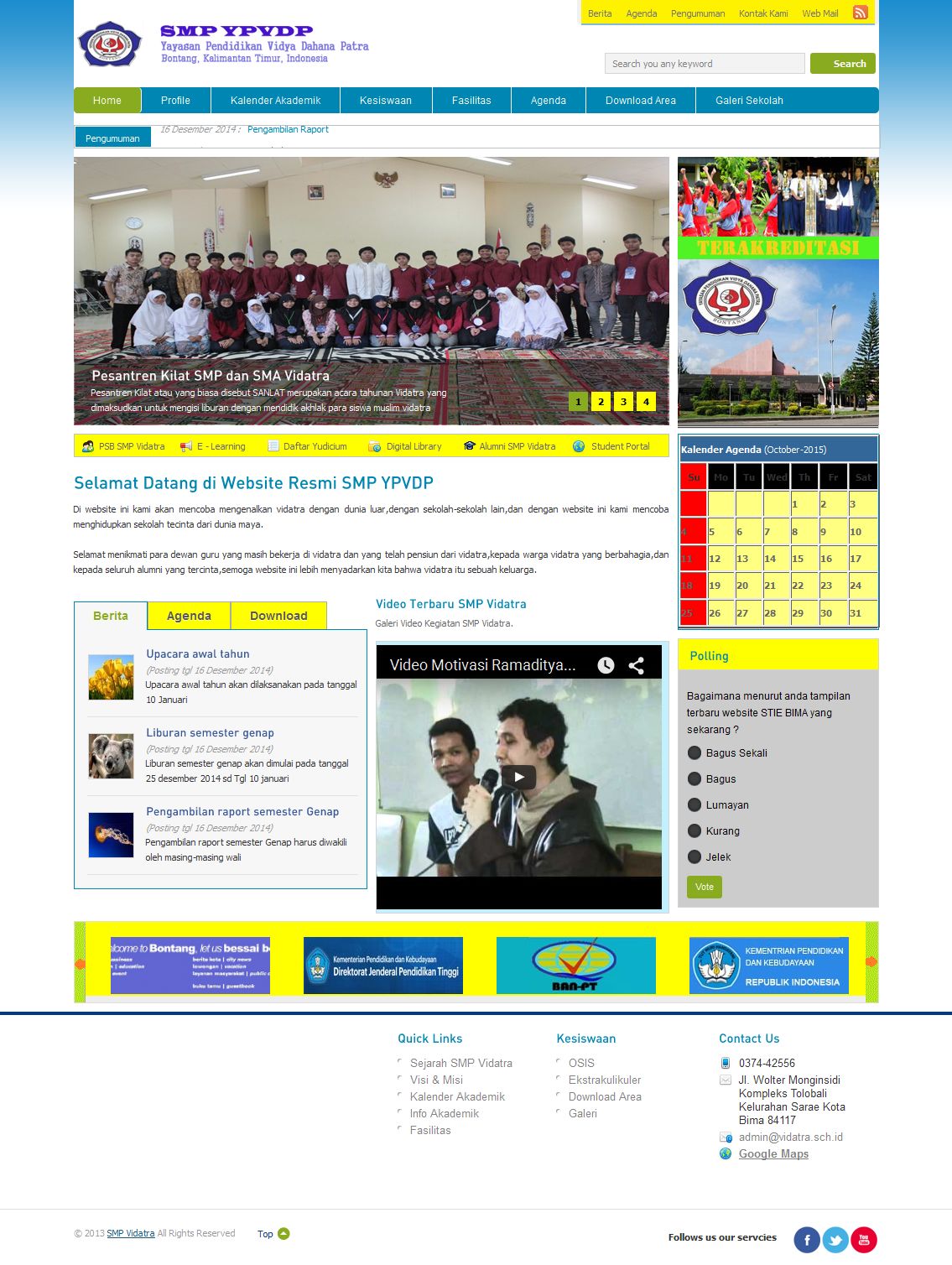 Website SMP Vidatra