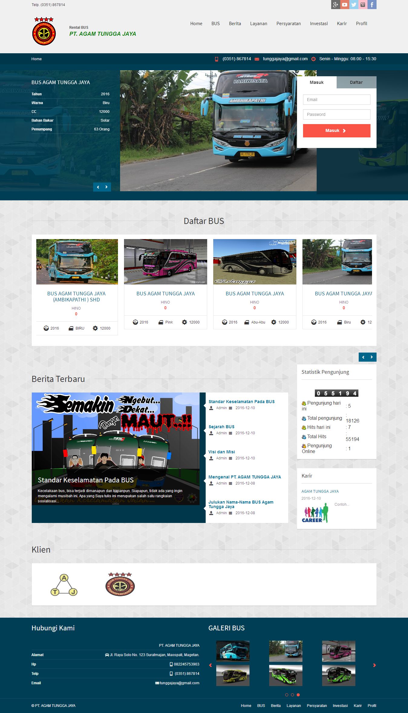 Web Bus Agam Tunggajaya