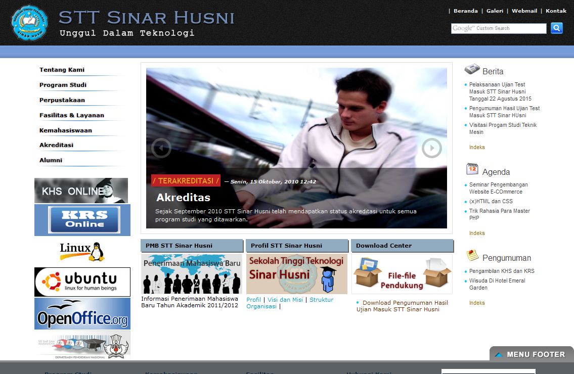 Website STT SINARHUSNI