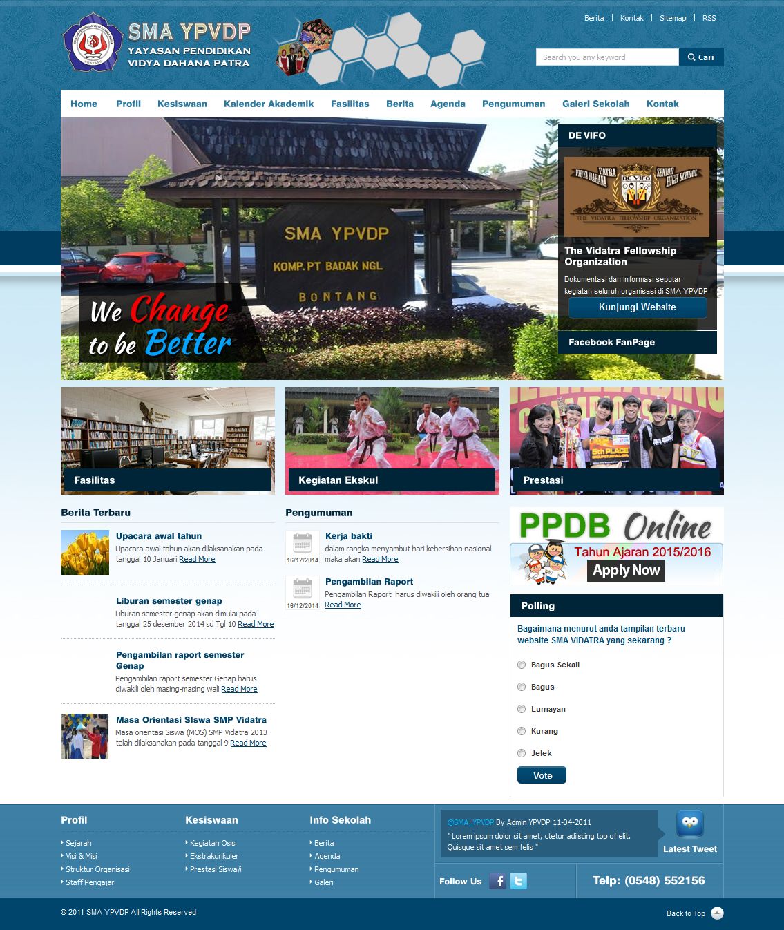 Website SMA Vidatra