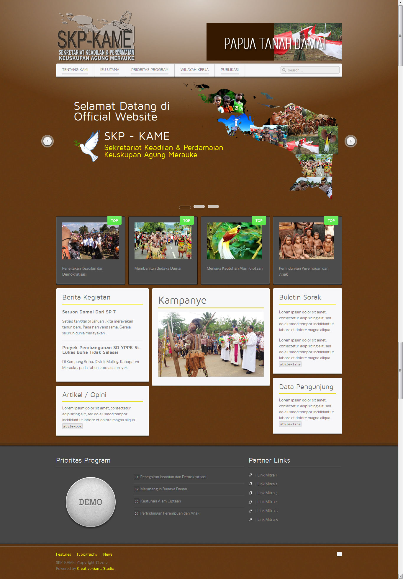 Website Organisasi SKPKAME.ORG